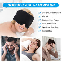 1 x RAW Customer Returns NEWGO Migraine Cooling Pad Mask, Reusable Headache Relief Cap Cooling Hat, Cold-Warm Compress Used for Migraines, Headaches - RRP €14.48