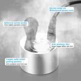 1 x RAW Customer Returns FITNATE Mist Maker Fogger, Aluminum Ultrasonic Nebulizer, Ultrasonic Nebulizer, with Fogger Ceramics Discs, for Fountain, Pond, Aquarium, Garden, Many Foggy Effect 400mL H - RRP €22.99