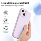 2 x Brand New Cover Compatible with iPhone 15 Original Case, Real Silicone Does Not Fade , Ultra Thin Protective Liquid Silicone Cover for iPhone 15 in Soft Fabric - RRP €40.8