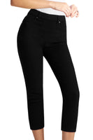 1 x RAW Customer Returns CityComfort Crop Jeggings Women High Waist - Comfortable and stylish jeggings - Women s jeggings suitable for casual or semi-casual wear black, 48  - RRP €21.99