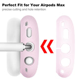 1 x RAW Customer Returns VISOOM Case for Airpods Max Headphones, Soft Silicone Protective Case for Apple Airpod Max Accessories Cases Pink  - RRP €15.11