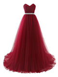 1 x RAW Customer Returns Misshow ball gown, long, elegant, vintage, off-the-shoulder, with sequins, women s dress, long, chic, evening, burgundy, 36 - RRP €96.13