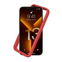 1 x RAW Customer Returns RhinoShield Bumper Case Compatible with iPhone 13 13 Pro CrashGuard NX - Shock-absorbing protective case in a slim design - 3.5 meter drop protection - Red - RRP €25.2