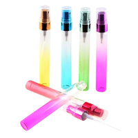 10 x Brand New Vococal Empty Bottles, Perfume Atomizer Empty, Perfume Bottle Empty Mini Gradient Refillable Perfume Bottles Empty 10ml Set Travel Perfume Atomizer Pump Sprayer Glass Bottle - 6 Pieces - RRP €85.8