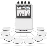 1 x RAW Customer Returns iSTIM EV-805 TENS EMS 4-Channel Combo Machine Unit - Muscle Stimulator Back Pain Relief and Treatment. Includes 16pcs TENS EMS Electrode Pads - RRP €195.0