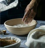 1 x RAW Customer Returns Proofing basket,The ideal proofing basket for bread dough made of natural rattan with linen insert - RRP €17.99