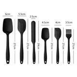 26 x Brand New Piece Silicone Kitchen Utensil Set, Silicone Spatula Set with Spoon, Pastry Brush, Spatula, Food Grade Silicone, Heat Resistant, Stainless Steel and Seamless One Piece Design Black  - RRP €278.72