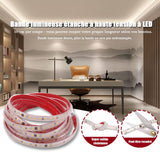 1 x RAW Customer Returns pcning 2M White LED Strip Self-Adhesive 220V 230V SMD 2835 12 Watts m Bright IP67 Strip 2 Meter White Bandeau with Switch 4000K 2, White  - RRP €27.99