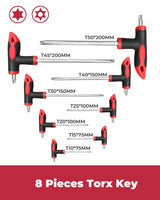 1 x RAW Customer Returns ROTATION 16-piece hexagon and torx key set, T-handle key set with box - RRP €34.99