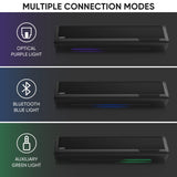 1 x RAW Customer Returns Saiyin soundbar for TV devices, TV speakers for TVs with visual volume control, TV soundbar with Bluetooth, AUX and optical inputs, wall-mountable - RRP €34.28