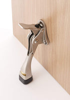 1 x Brand New Door stop, Kickdown door stop with one touch height adjustment and rubber tip 10.2 cm, door stop - RRP €7.04