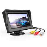 1 x RAW Customer Returns 3T6B 4.3 inch LCD screen rear view camera, waterproof rear view camera with monitor, for car SUV truck - RRP €28.51