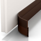 1 x RAW Customer Returns Vellure door seal draught excluder for doors - NEW Premium self-adhesive door seal save energy - quick easy to install Door draught excluder also ideal as protection against the cold 5 x brown  - RRP €50.32