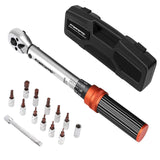 1 x RAW Customer Returns ATsafepro torque wrench bicycle 5-25 Nm, torque wrench 1 4 inch drive click set with two direction adjustable 72 tooth for bicycle and motorcycle maintenance - RRP €33.96