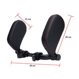 1 x RAW Customer Returns HommyFine Car Headrest Neck Support, Car Headrest Children, Mountable Fold-Up Headrest Neck Pillow for Car Seat Support on Both Sides Ideal for Sleeping - RRP €25.2