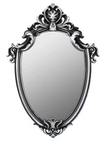 1 x RAW Customer Returns OMIRO wall mirror antique shield shape mirror, silver - RRP €27.99