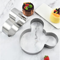 2 x Brand New YITONGFU 3 Piece Set of Baking Cups, Stainless Steel Molds, Cake Rings, Steel Baking Cup Molds for DIY Mousse Cakes, Dishwasher Safe - RRP €45.6