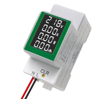 1 x RAW Customer Returns Jadeshay Ammeter PZEM-008 AC50-300V 100A Digital Electricity Meter DIN Rail Voltmeter Ammeter Digital Display Voltage Tester Wattmeter - RRP €22.09