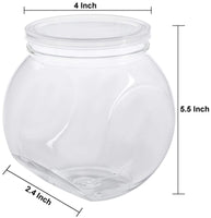 1 x RAW Customer Returns TOPZEA 3 Pack Candy Jars with Lids, 1.3L Plastic Candy Jar, Clear Cookie Container, Wide Mouth Kitchen Countertop Jars for Candy, Cookies, Snack Storage - RRP €16.27