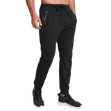 1 x RAW Customer Returns JustSun jogging pants men s sports pants training pants men s leisure pants men s cotton fitness pants with zipper pockets black XL - RRP €32.26