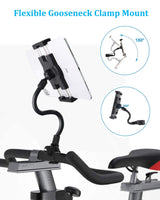 1 x RAW Customer Returns Gooseneck Spinning Bike Tablet Holder, woleyi Indoor Handlebar Treadmill Bicycle Tablet Holder Stand with Flexible Long Arm, for iPad Pro 12.9 11 .9.7, Air Mini, iPhone 4-13 Mobile Phones and Tablets - RRP €34.99