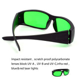 1 x RAW Customer Returns LED Light Glasses, Grow Room Glasses Against UV, IR, Rays Protective Goggles Eye Glasses for Indoor Gardens Greenhouses Hydroponics - RRP €20.15