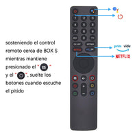 1 x RAW Customer Returns MYHGRC Xiaomi Replacement Remote Control Compatible with Google Voice Assistant for Xiaomi Mi TV P1, Q1, 4S, 4A, Q1E Mi Box S 4X XMRM-010 - RRP €22.81