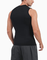 1 x RAW Customer Returns HOPLYNN 4 Pack Compression Shirt Men s Tank Tops Sports Sleeveless Functional Undershirt Running Shirt for Training Gym 2 Black Gray White S - RRP €28.8