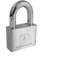 1 x RAW Customer Returns Magmaus PDL 50 Rustproof Heavy Duty Outdoor Padlock Weatherproof - 10mm Anti-Cut Shackle - High Security Protection - Ideal Gate or Shed Lock 50mm  - RRP €30.88