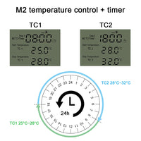 1 x RAW Customer Returns KETOTEK Digital Thermostat Socket Timer Day Night Temperature Controller with Timer 230V with Sensor for Greenhouse Terrarium Heating Cooling Temperature Controlled Plugs - RRP €24.49