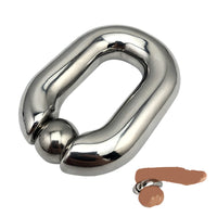 1 x RAW Customer Returns SeLgurFos Scrotum Weight Pendant Cock Ring, Stainless Steel Testicle Rings for Men Metal Stainless Steel Testicles Exercise Sex Toys for Men Ejaculation Delay big  - RRP €30.23