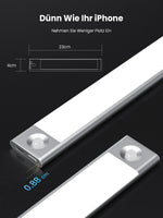 1 x RAW Customer Returns 40cm under cabinet light kitchen LED cabinet lighting with motion sensor, USB rechargeable kitchen light cabinet light dimmable, auto ON OFF night light for children s room kitchen wardrobe, 6000K - RRP €27.58