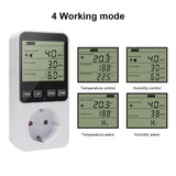 1 x RAW Customer Returns KETOTEK Humidity Controller Temperature Controller Socket 230V with 3m Sensor, Digital Hygrostat Humidity Controller, Humidity Controller with Alarm for Humidifier Dehumidifier Mushroom Terrarium - RRP €37.37