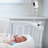 1 x RAW Customer Returns HOLACA Baby Monitor Clip Holder for Nooie Baby Monitor with Camera, Nooie 2K Indoor Surveillance Camera, Nooie Baby Monitor WLAN Indoor Camera - RRP €19.15