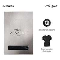 1 x RAW Customer Returns ZENZERO 1959-1 Pack Men s T-Shirt - Solid Color - Modal Cotton - Stretch Fabric Black, XL  - RRP €29.9