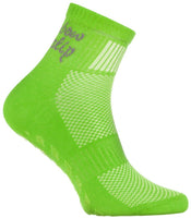 1 x Brand New Rainbow Socks - Boy Girl Sports Non-Slip ABS Cotton Socks - 2 Pairs - Pink Green - Size 24-29 - RRP €11.99