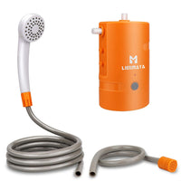 1 x RAW Customer Returns LIEBMAYA 12V Portable Outdoor Shower, Outdoor Shower, Camping Shower Built-in 4400mAh Batteries Powered Shower Pump Water Pump for Camping, Hiking, Travel, Garden, Beach, IPX7 Waterproof - RRP €45.99