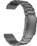 1 x RAW Customer Returns MaKTech titanium band, 20mm lightweight metal link bracelet, for Samsung Samsung Galaxy Watch 6 43 47 40 44mm, Galaxy Watch 5 4, Huawei GT 4 3-41 42mm space gray  - RRP €33.62