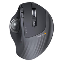 1 x RAW Customer Returns ProtoArc EM01-NL Trackball Mouse Wireless, 2.4G USB Bluetooth, Thumb Control, Adjustable Angle, 5 DPI Adjustable, Rechargeable, Ergonomic Mouse for PC, Mac, iPad Windows - Gold Ball - RRP €54.08