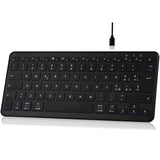 1 x RAW Customer Returns Qulose Wireless Bluetooth Keyboard 12 - RRP €20.4