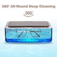 1 x RAW Customer Returns SWAREY 500ML Ultrasonic Cleaner 45000Hz Ultrasonic Cleaning Device with Basket and 5 Time Settings Professional Ultrasonic Device for Glasses Jewelry Rings Dentures Watches Coins Tools - RRP €36.29