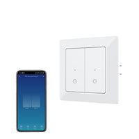 1 x RAW Customer Returns Ucomen 2 Gang WiFi Wall Switch, Smart press light Switch, Smart Life App, Compatible with Alexa and Google Home, 2.4 GHz, 1 pack - RRP €22.0