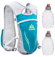 1 x RAW Customer Returns Geila Hydration Backpack Running, Hydration Vest Outdoor Sports Trail Marathoner Running Race Lightweight Backpack for Men Women with 2 Water Bottles - RRP €36.29