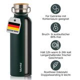 1 x RAW Customer Returns Blumtal Thermos bottle 750ml - double-walled stainless steel drinking bottle 750ml - insulated bottle 750ml BPA free - stainless steel drinking bottle - tea bottle - thermo drinking bottle 750ml - RRP €20.4