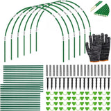 1 x RAW Customer Returns TUIBEIDAMAI planting tunnel arches, 30 PCS tunnel arches raised bed, removable film tunnel for raised bed, greenhouse arch 6mm wrapped with plastic, greenhouse tires, garden tunnel arches, greenhouse tunnel - RRP €19.15