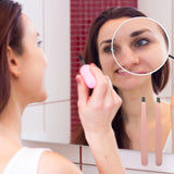 2 x Brand New Magnifying mirror, 20X magnifying mirror, magnifying mirror with suction cups, 20x magnifying mirror with 2 tweezers, perfect for makeup blackheads and blemishes white  - RRP €40.8