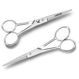 1 x RAW Customer Returns Hair scissors mustache hairdressing scissors hair cutting scissors hair cutting scissors - RRP €22.8