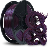 1 x RAW Customer Returns FLASHFORGE 3D printer filament Chameleon PLA color changing filament 1.75mm, changes color with light and angles, 1KG spool 2.2lbs , dimensional accuracy - 0.02mm Marsala  - RRP €25.99