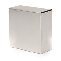 1 x RAW Customer Returns AOMAG Strong N52 rectangular neodymium magnets 40 x 40 x 20mm - RRP €59.99