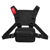 1 x RAW Customer Returns Wopohy Waist Pack Waist Bag Radio Pocket Chest Pocket for Outdoor Fitness Jogging - RRP €19.27